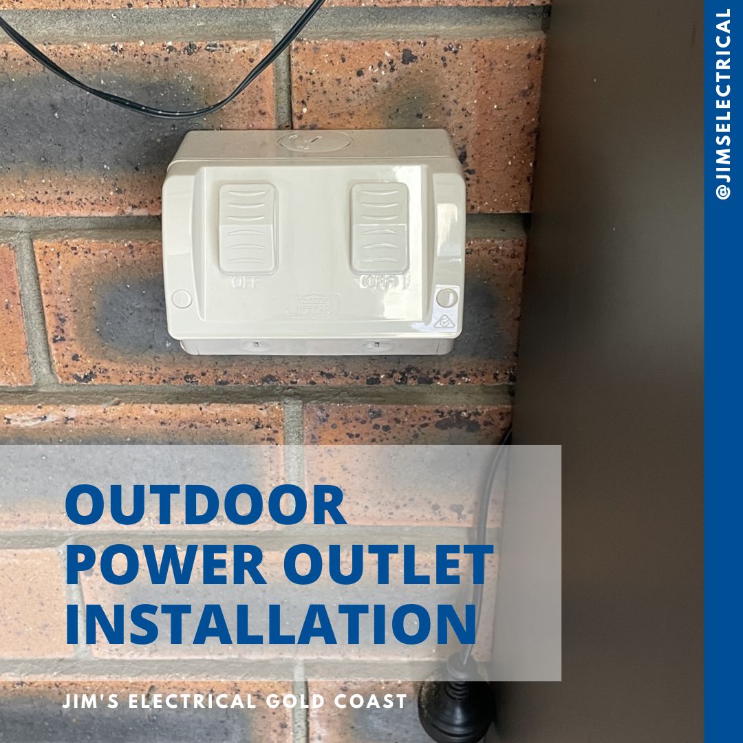 Outdoor Power Outlet Installation